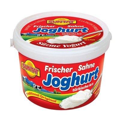 SUNTAT YOGHURT SUZME SEAU 10% 2.5KG ROUGE