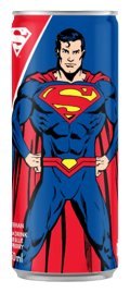 SUPERMAN SODA BLUE RASPBERRY 24X250ML