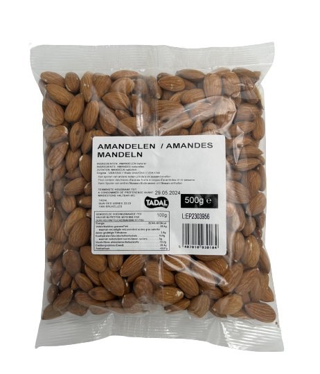 TADAL AMANDES NATURELLES 10X500GR