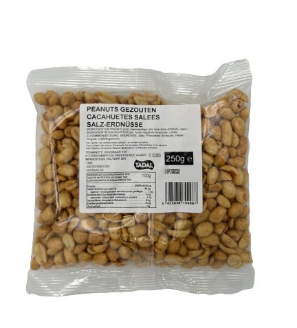 TADAL CACAHUETE EXTRA SALEES 16X250GR