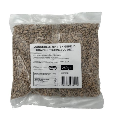 TADAL GRAINES TOURNESOL DECORTIQUEE 16X250GR