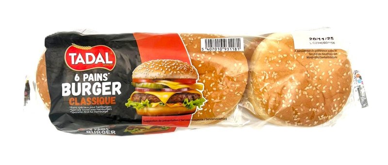 TADAL PAIN BURGER CLASSIQUE 10X300GR