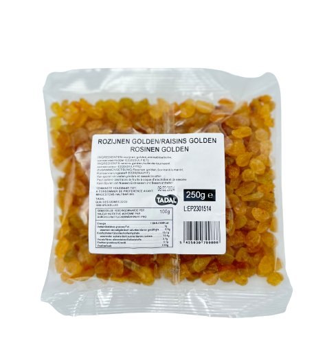 TADAL RAISIN GOLDEN 16X250GR