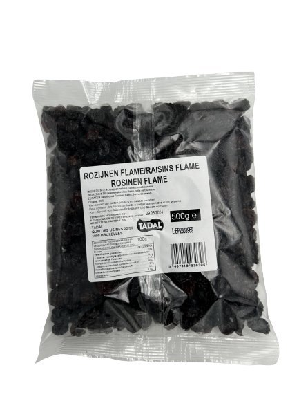 TADAL RAISINS FLAME 10X500GR