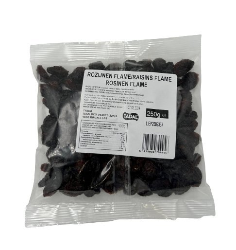 TADAL RAISINS FLAME 16X250GR