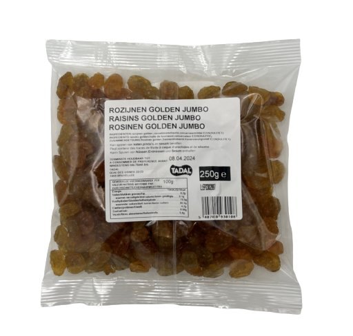 TADAL RAISINS GOLDEN JUMBO 16X250GR