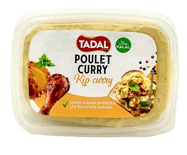 TADAL SALADE POULET CURRY HALAL 6X150GR