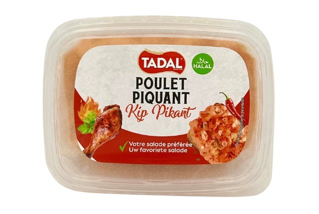 TADAL SALADE POULET PIQUANT HALAL 6X150GR