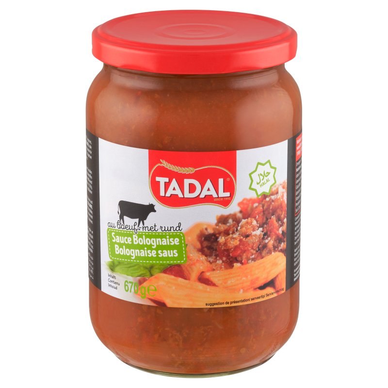 TADAL SAUCE BOLOGNAISE BOEUF 12X680GR