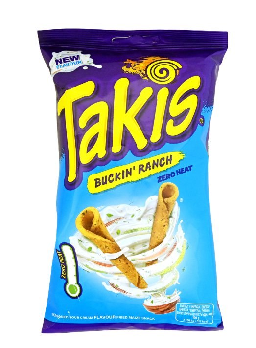 TAKIS BUCKIN RANCH ZERO HEAT 18X100GR