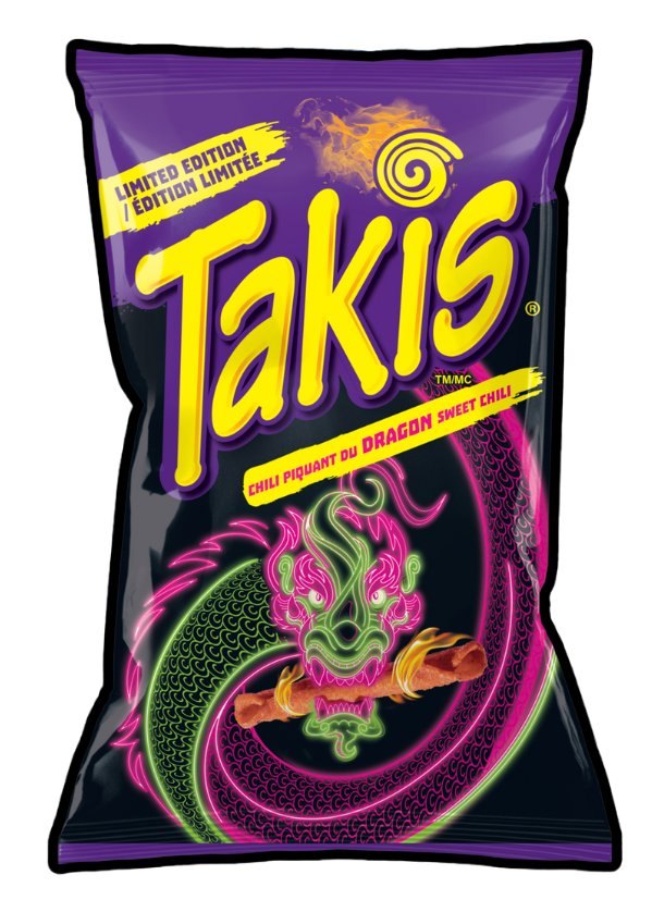 TAKIS DRAGON SWEET CHILI 18X100GR