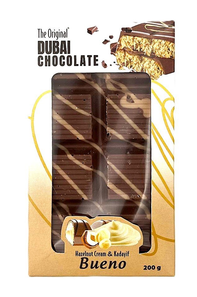 THE ORIGINAL DUBAI CHOCOLATE BUENO 2X (6X200GR)