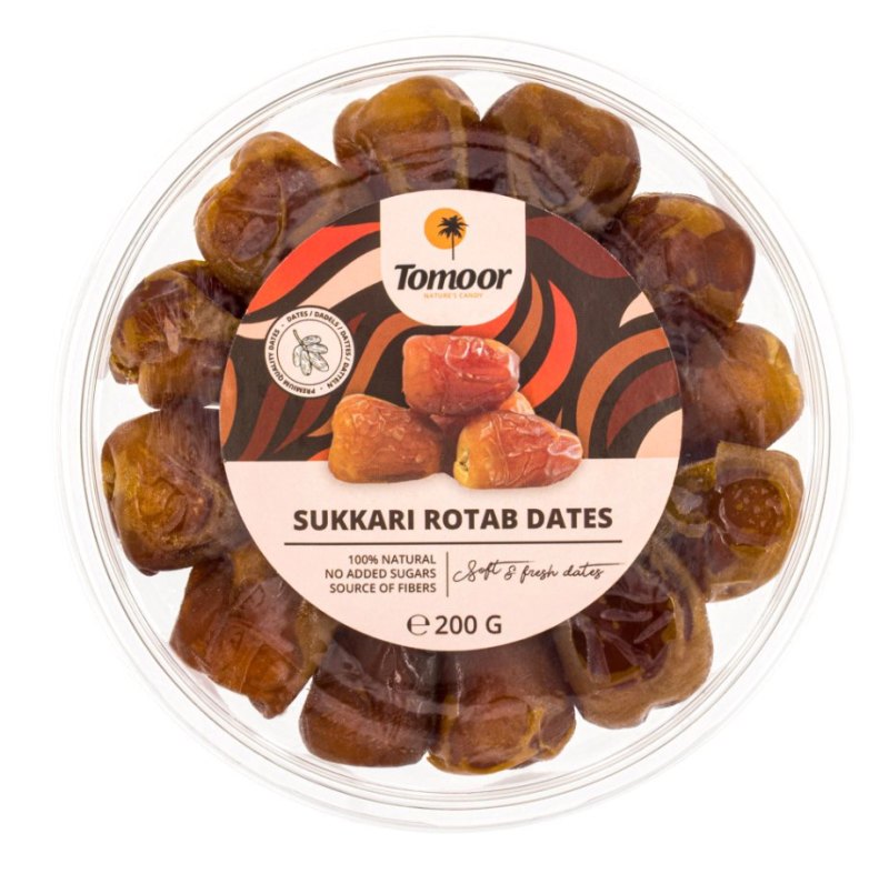 TOMOOR DATTES SUKKARI BOITE RONDE 36X200GR