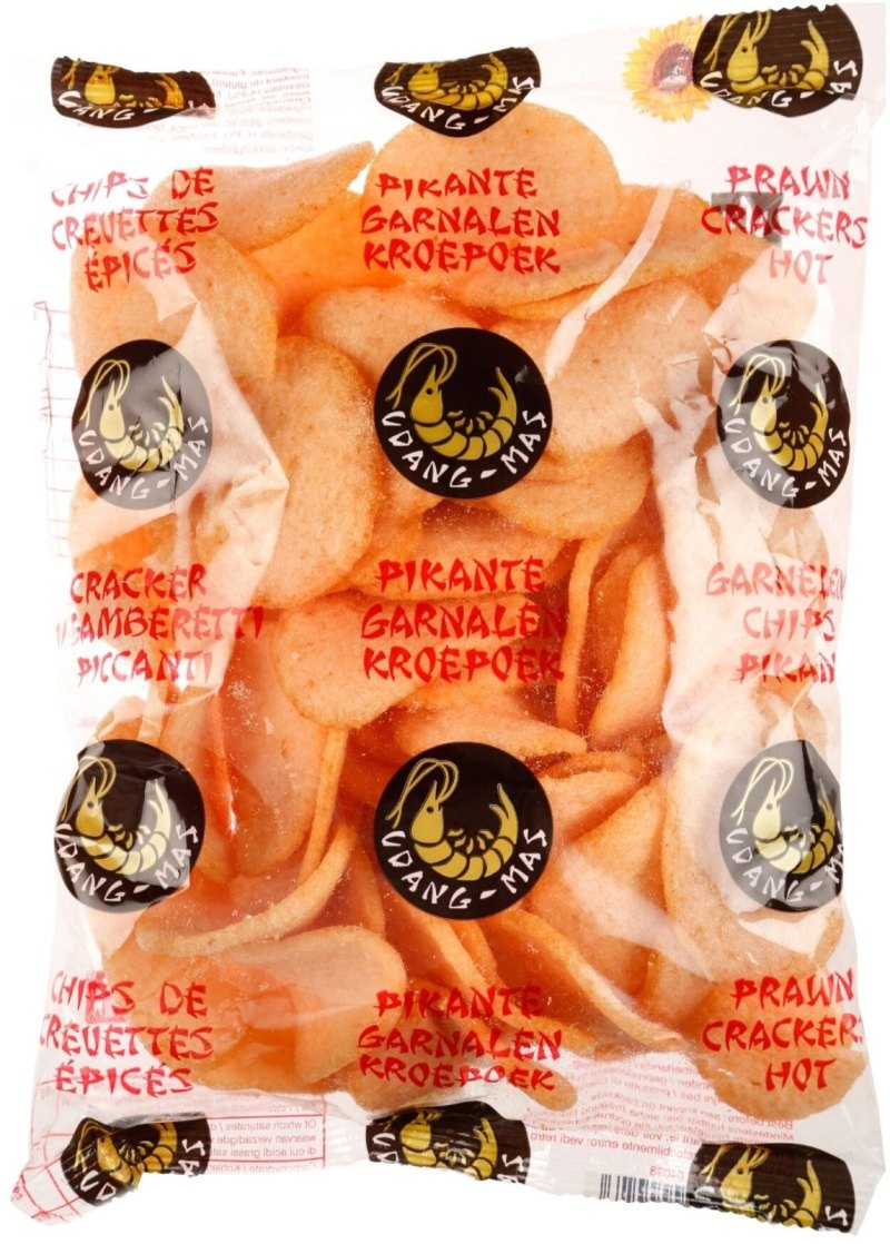 UDANG CHIPS CREVETTE PIQUANTE 10X80GR