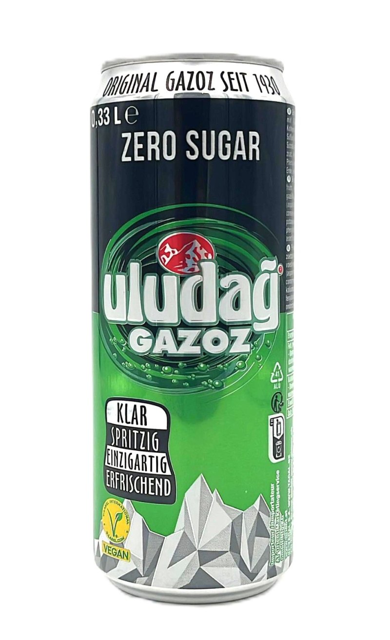 ULUDAG GAZOZ CANETTE SODA SANS SUCRE 24X33CL