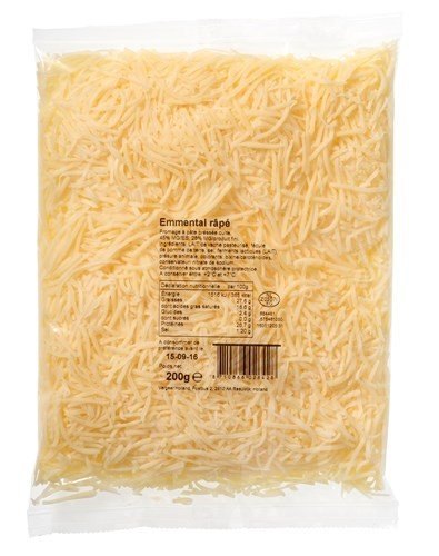 VERGEER GOUDA EMMENTAL FROMAGE RAPE 28X200GR