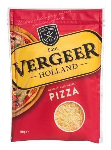VERGEER GOUDA FROMAGE RAPEE PIZZA 15X150GR