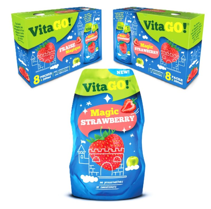 VITAGO FRAISE 2X(8X200ML)