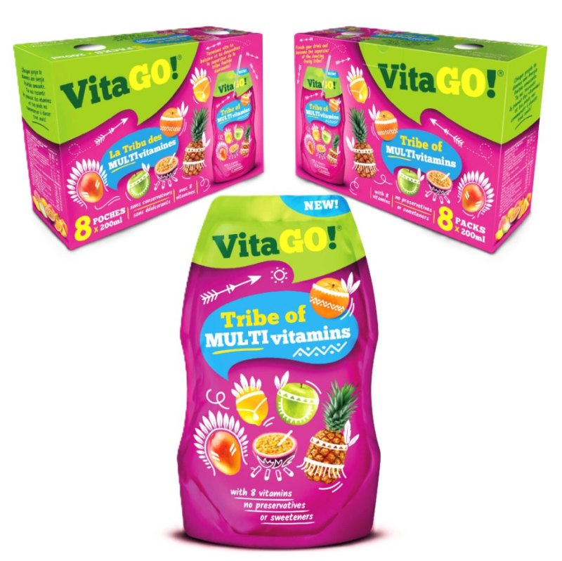 VITAGO MULTIVITAMINS 2X(8X200ML)