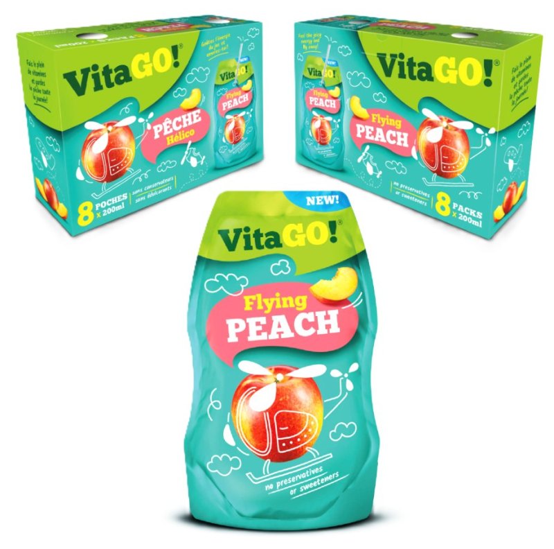 VITAGO PECHE 2X(8X200ML)