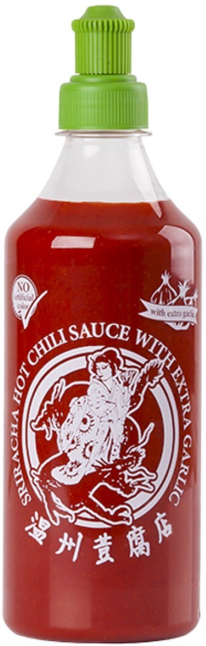 WENDJOE SAUCE SRIRACHA EXTRA AIL HOT VERT 6X500ML