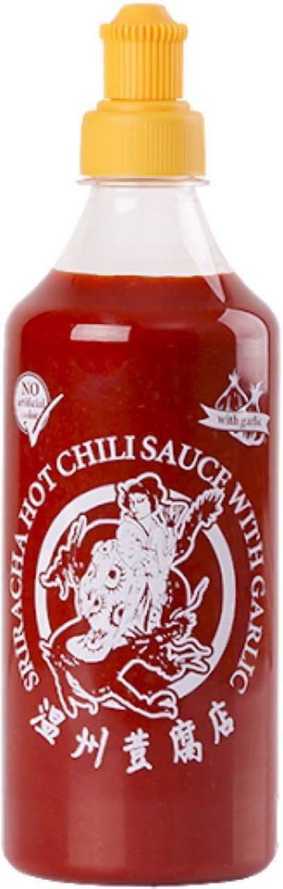WENDJOE SRIRACHA AVEC AIL HOT JAUNE 6X500ML