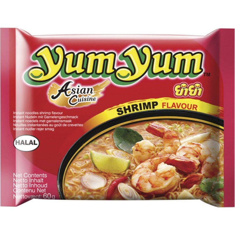 YUM YUM NOUILLES CREVETTES 30X60GR