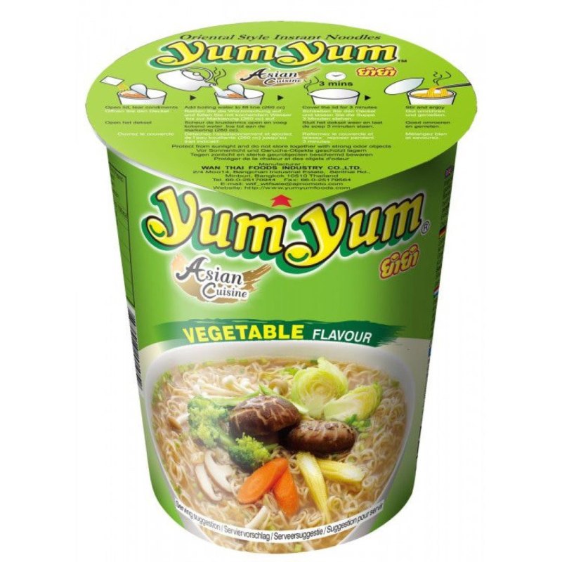 YUM YUM NOUILLES LEGUMES CUP 12X70GR