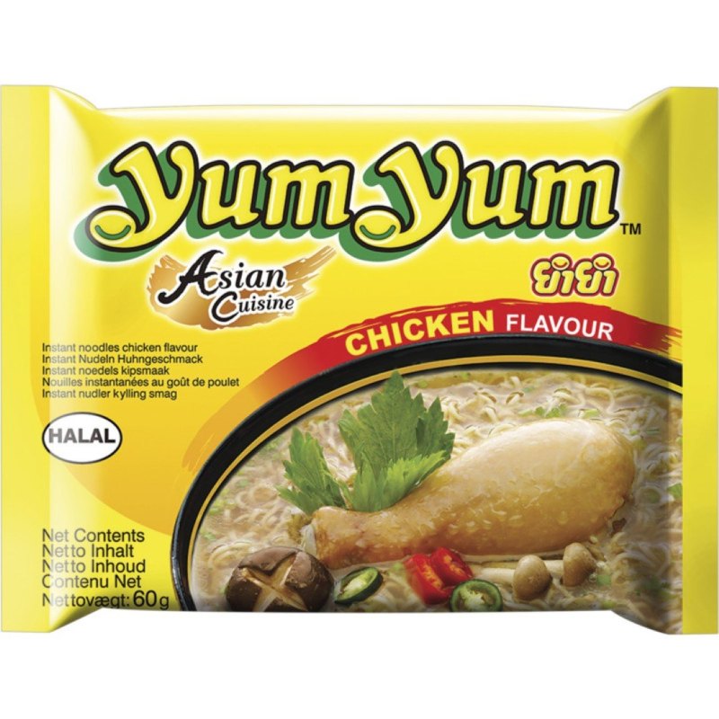 YUM YUM NOUILLES POULET 30X60GR