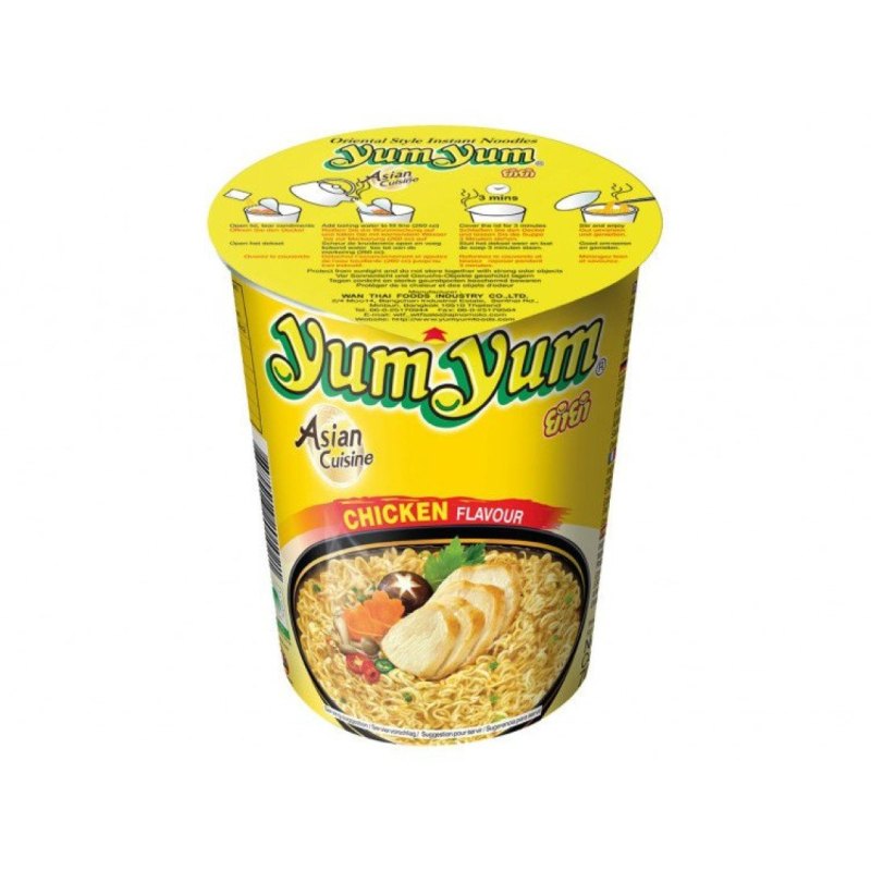 YUM YUM NOUILLES POULET CUP 12X70GR