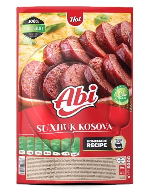 ABI SUCUK DE KOSOVO PIQUANT 10X500GR