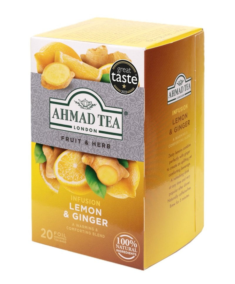 AHMAD TEA THE AU CITRON ET GINGEMBRE 6X(20X2GR)