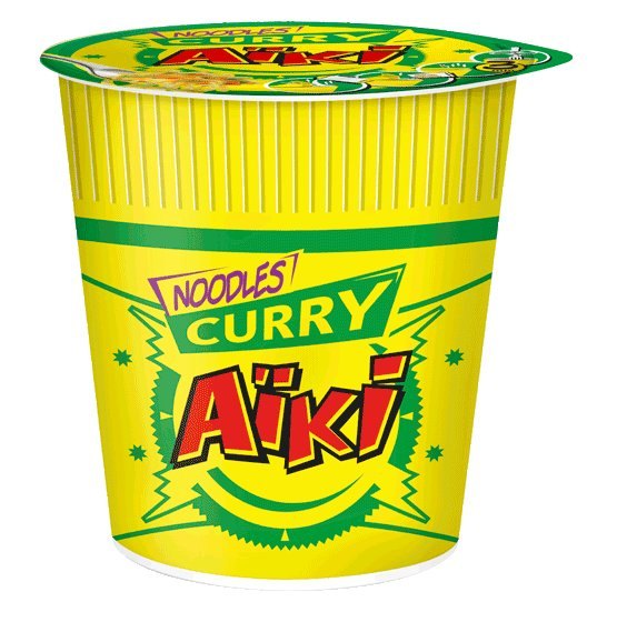 AIKI NOODLES CUP CURRY 8X68GR