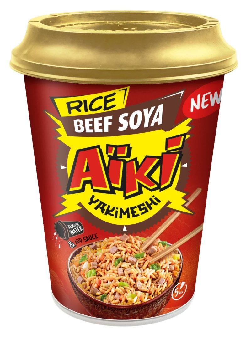 AIKI RICE BOEUF SOJA 8X84GR