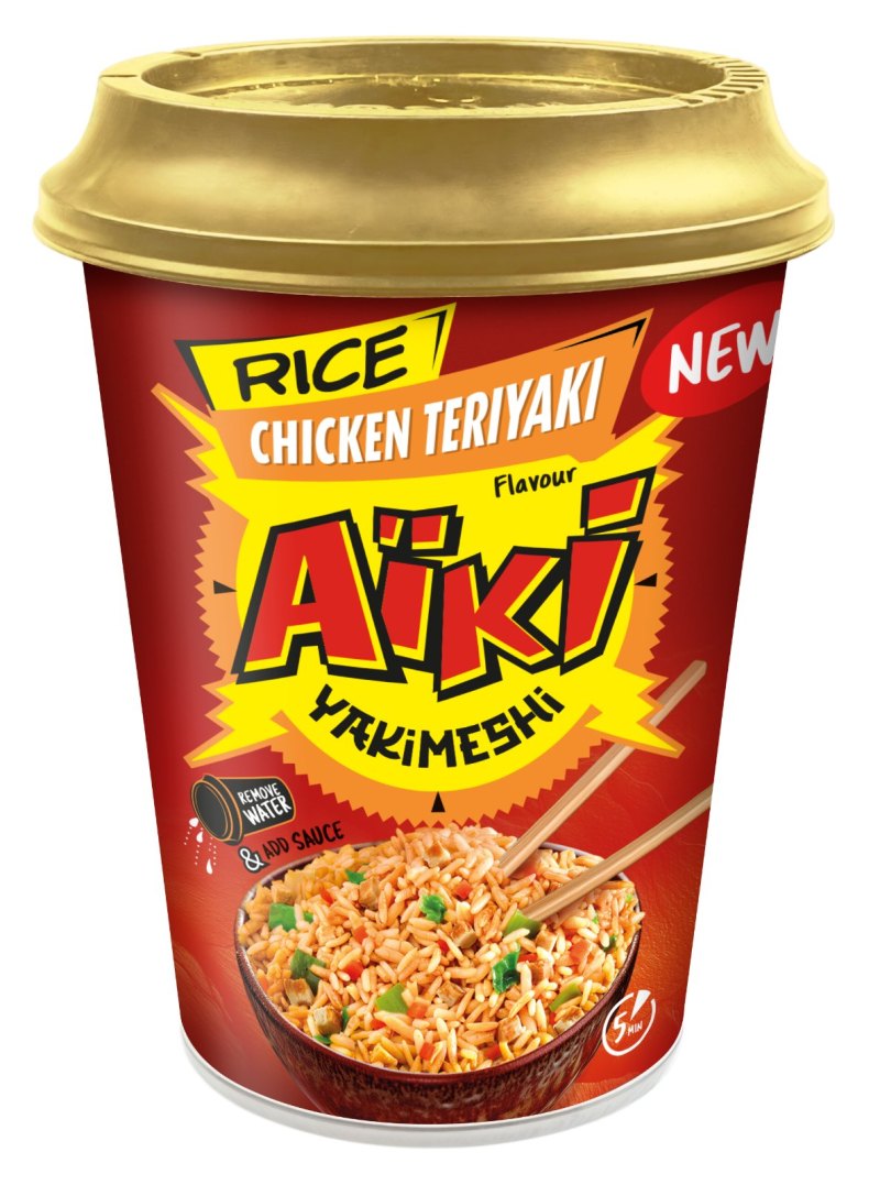 AIKI RICE POULET TERIYAKI 8X83GR