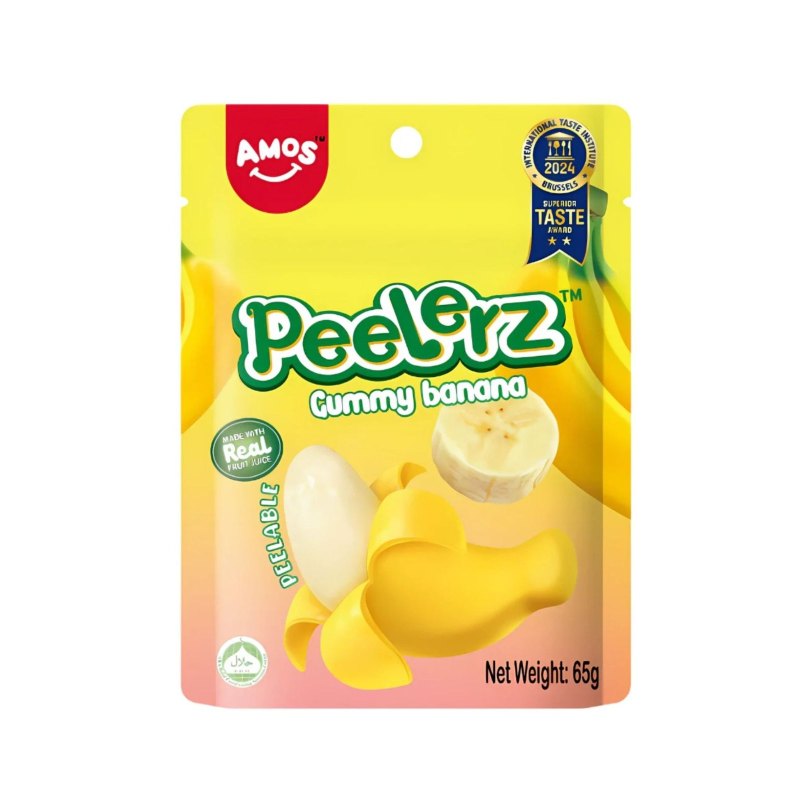 AMOS PEELERZ BANANA HALAL 24X65GR
