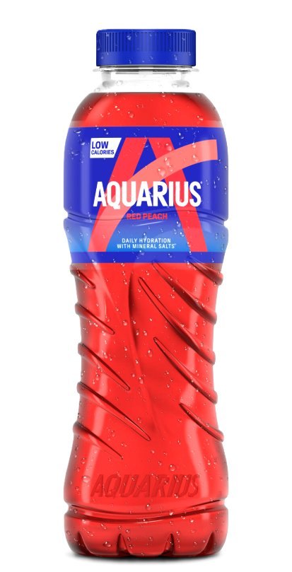 AQUARIUS RED PEACH 24X500ML