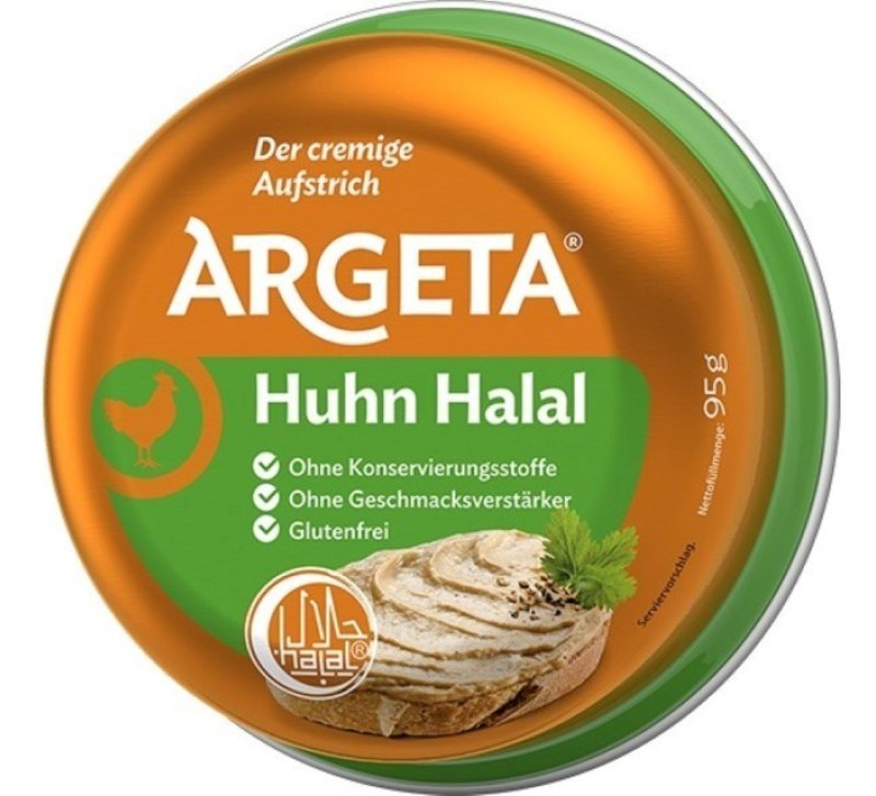 ARGETA PATE DE POULET (HALAL) 14X95GR