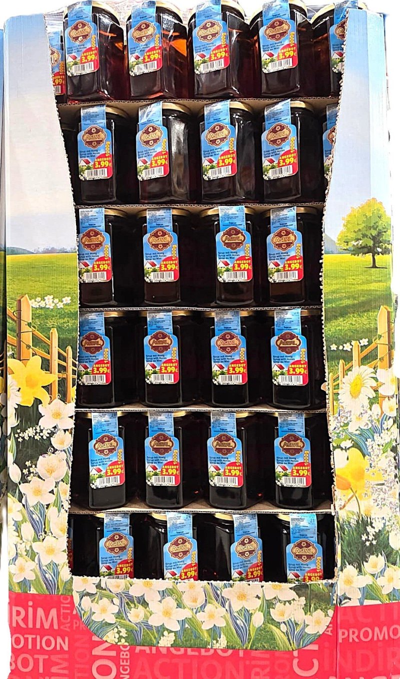 ASBAL DISPLAY SIROP DE MIEL 161X1000GR P.V. €3,99
