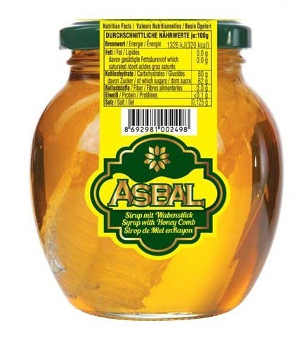 ASBAL SIROP DE MIEL AVEC RAYON 12X480GR