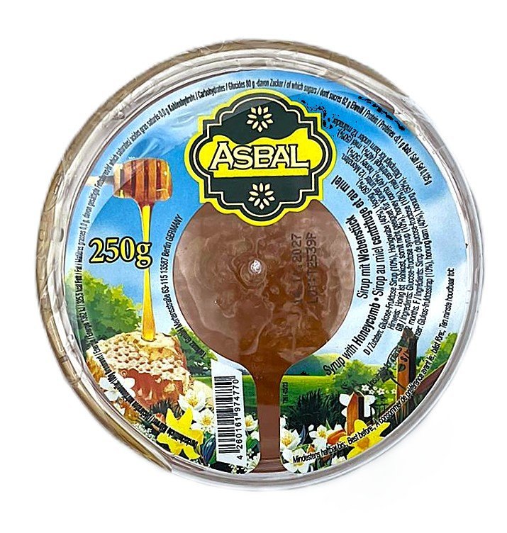 ASBAL SIROP DE MIEL RAVIER ROND AVEC RAYON 12X250GR