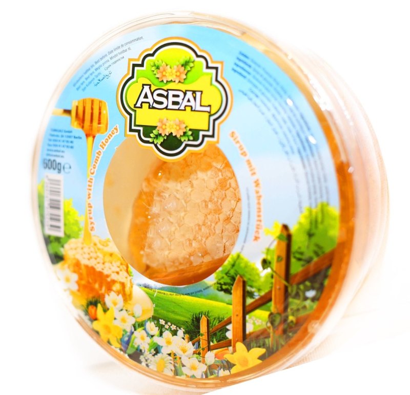 ASBAL SIROP DE MIEL RAVIER ROND AVEC RAYON 12X600GR