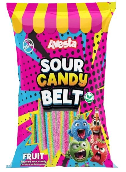 AVESTA SOUR CANDY BELT FRUIT 12X70GR