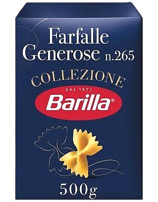 BARILLA COLLEZIONE FARFALLE GENEROSE N265 12X500GR