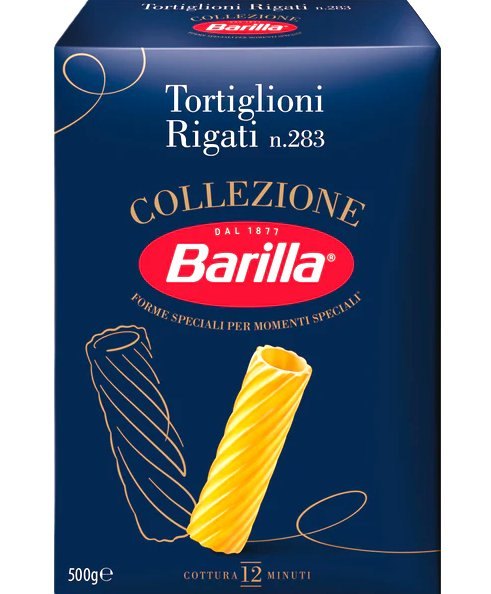 BARILLA COLLEZIONE TORTIGLIONI RIGATI N283 12X500GR