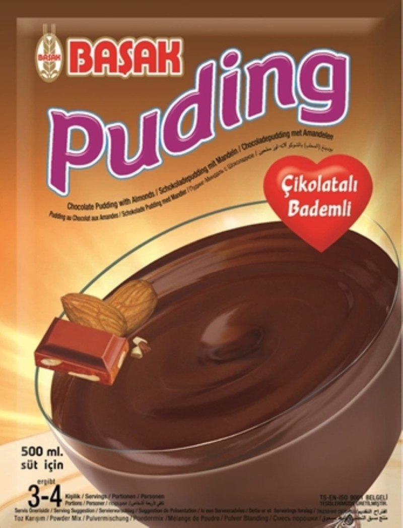 BASAK PUDDING CHOCOLAT AMANDES 12X105GR