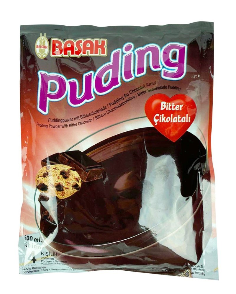 BASAK PUDDING CHOCOLAT BITTER AMER 12X105GR
