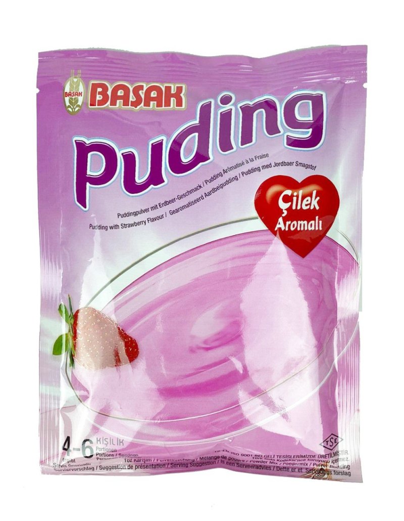 BASAK PUDDING FRAISE 12X130GR