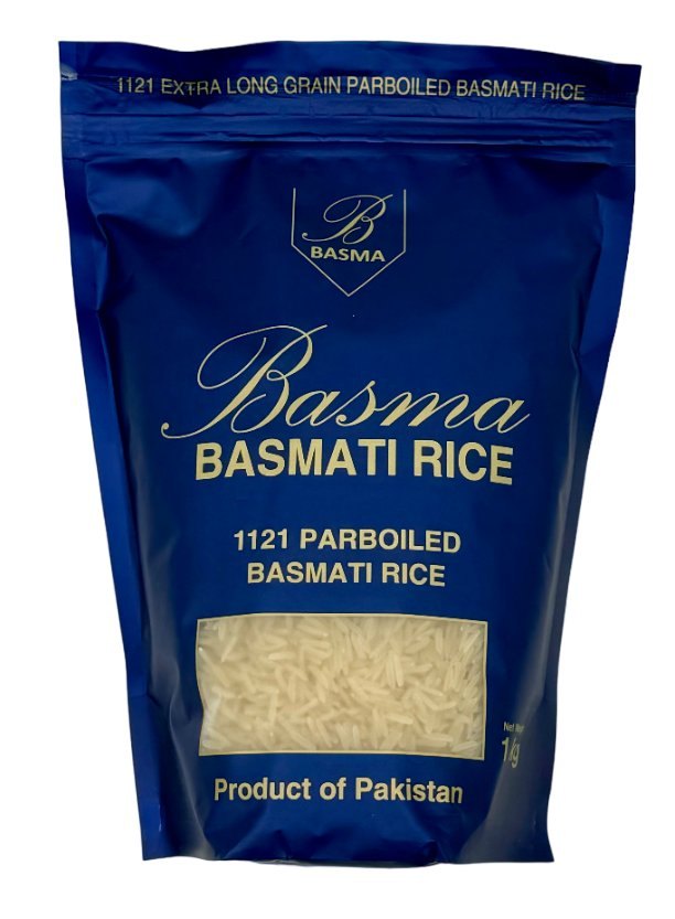 BASMA RIZ BASMATI BLUE 1121 PARBOILE 12X1KG