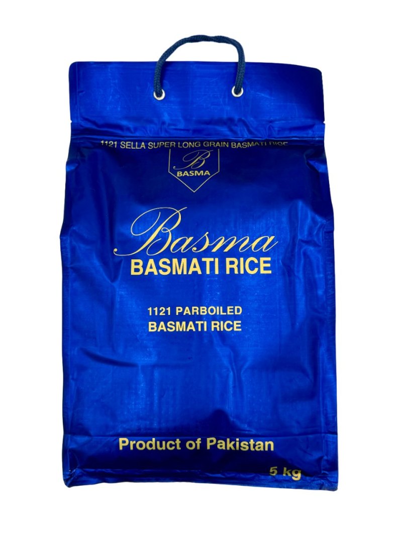 BASMA RIZ BASMATI BLUE 1121 PARBOILE 4X5KG